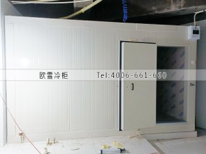 浙江舟山30立方的海鮮冷凍冷庫安裝案例