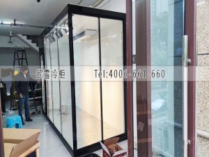 四川宜賓花店15立方玻璃花房冷庫(kù)安裝案例